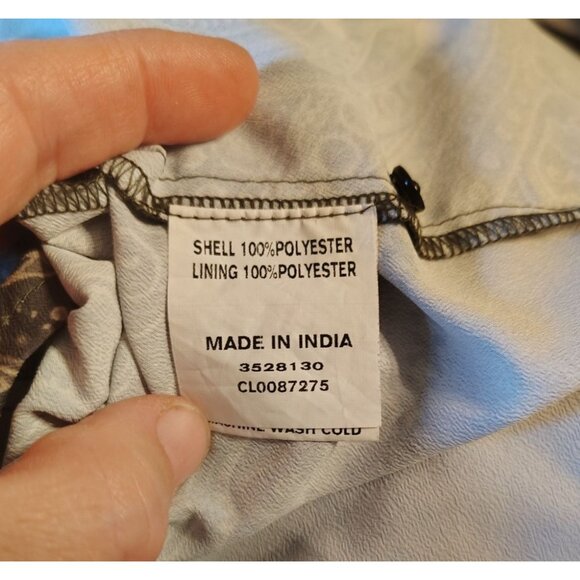 Wayward Fancies Medium Black Dress Flower Embroidery Tulle Overlay Boho Festival - Picture 8 of 8